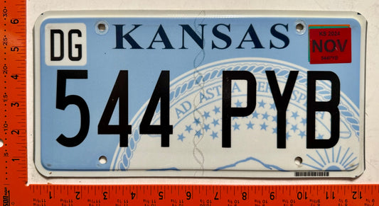 2024 Kansas #544 PYB Passenger License Plate