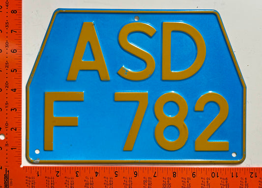2005 series Kazakhstan #ASD/F 782 Agricultural Trailer License Plate