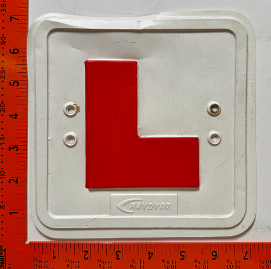 Student Driver Placard
