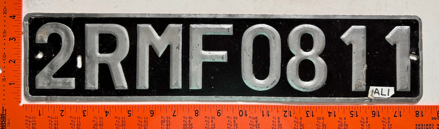 1976 series Mali #2RMF0811 Passenger License Plate
