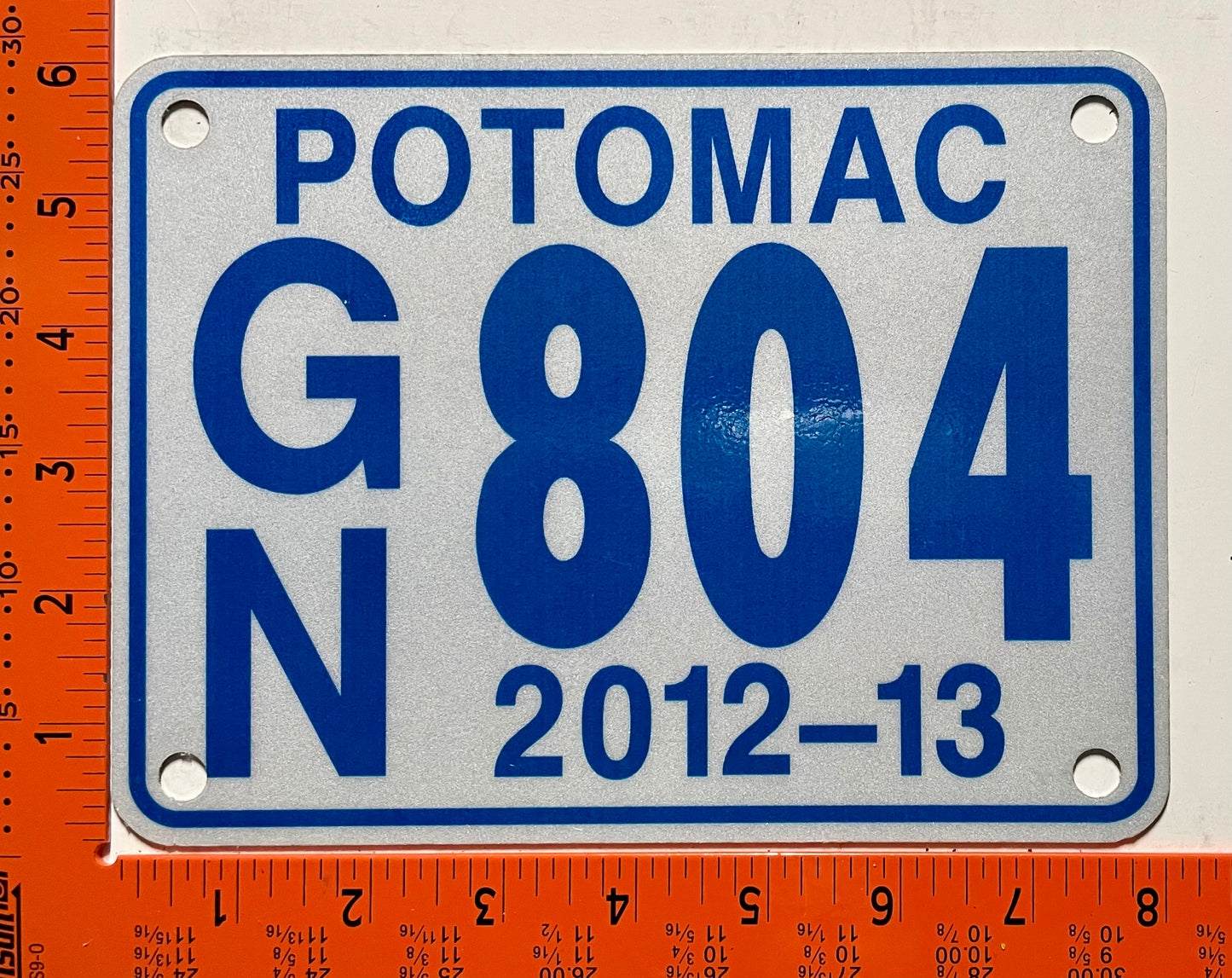 2012/2013 Maryland #G/N 804 Gill Net Fishing Permit