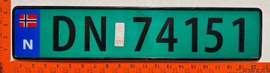 2012 Norway #DN 74151 Commercial License Plate