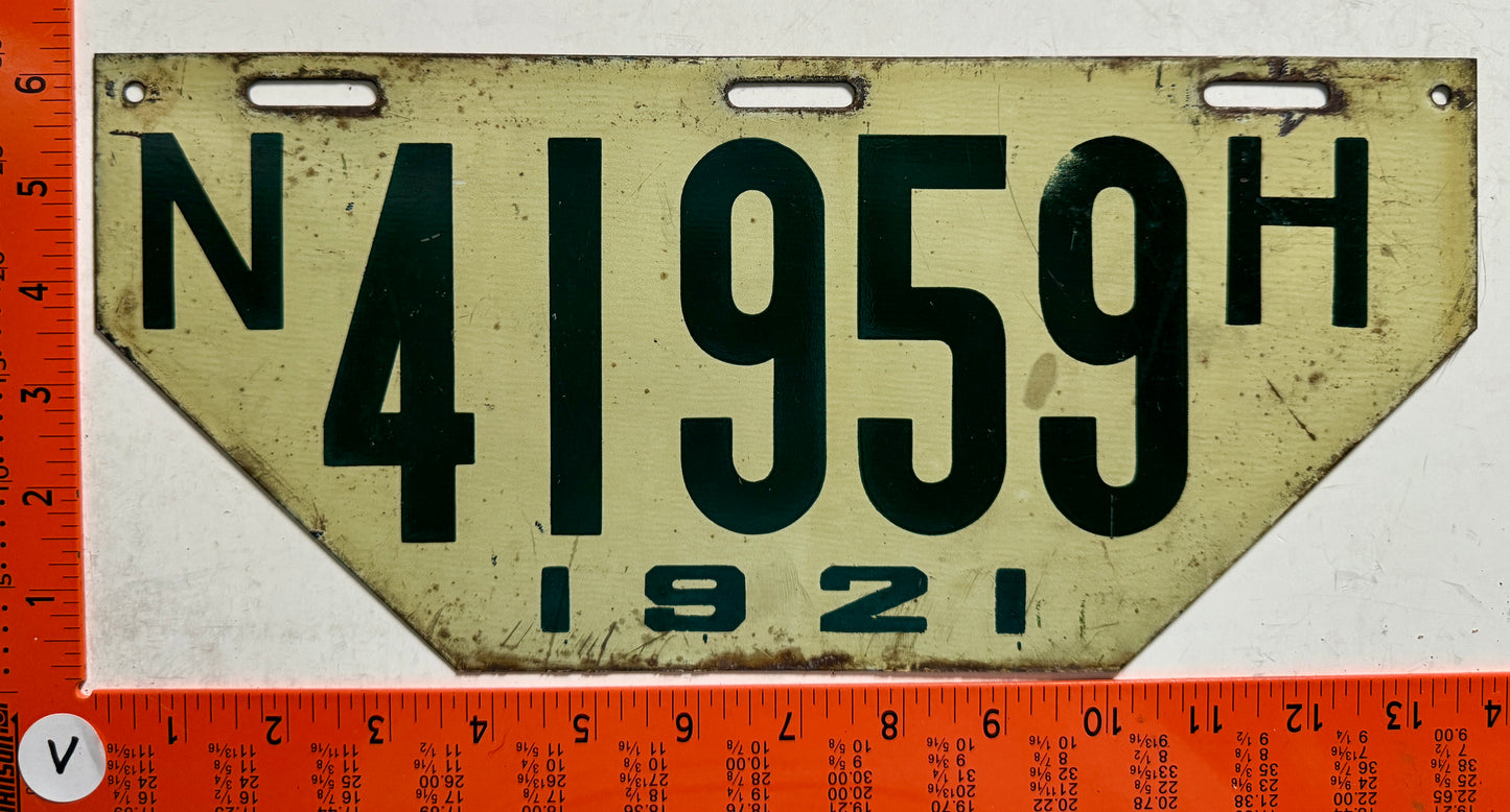 1921 New Hampshire #41959 Non-Resident License Plate (Pair)