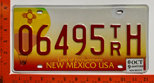 2009 New Mexico #06495 T/R H Trailer License Plate