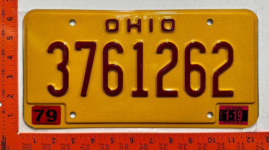 2019 Ohio #3761262 DUI License Plate