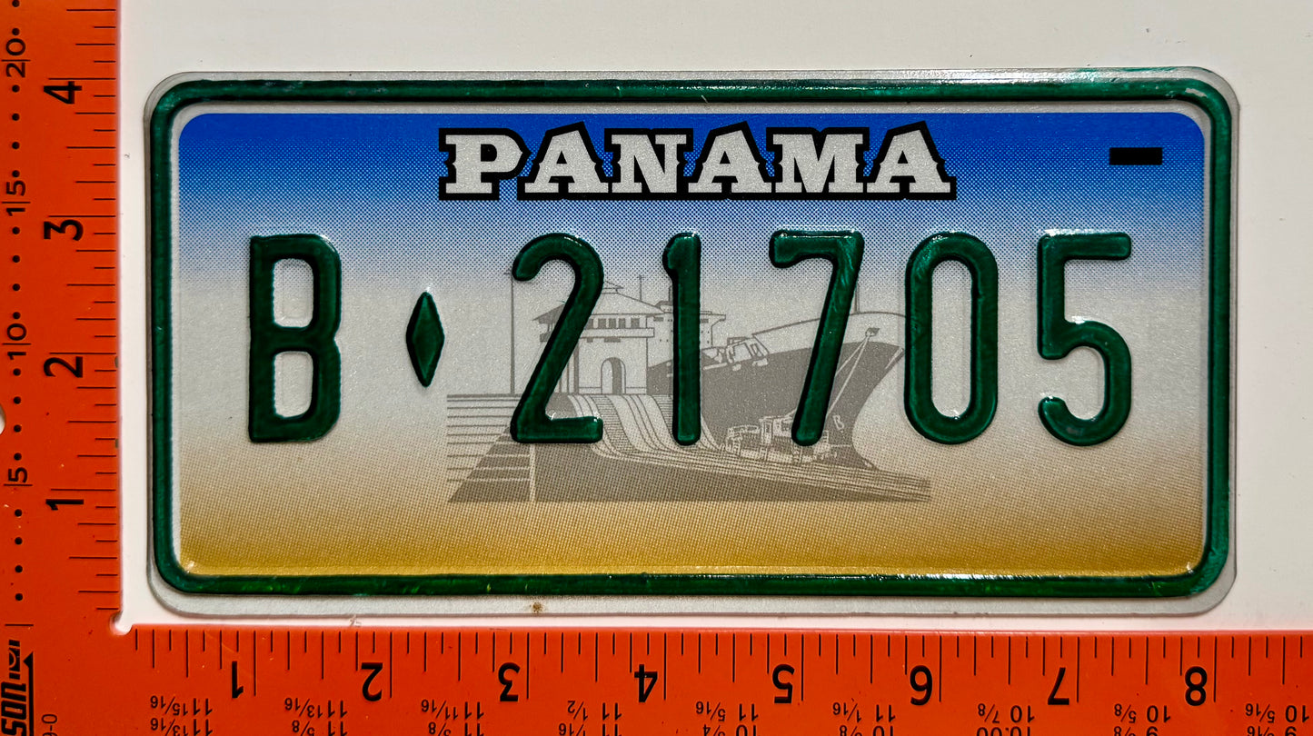 1999 Panama #B-21705 Bicycle License Plate