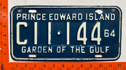 1964 Prince Edward Island #C11-144 Commercial License Plate