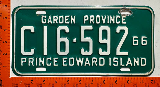 1966 Prince Edward Island #C16-592 Commercial License Plate
