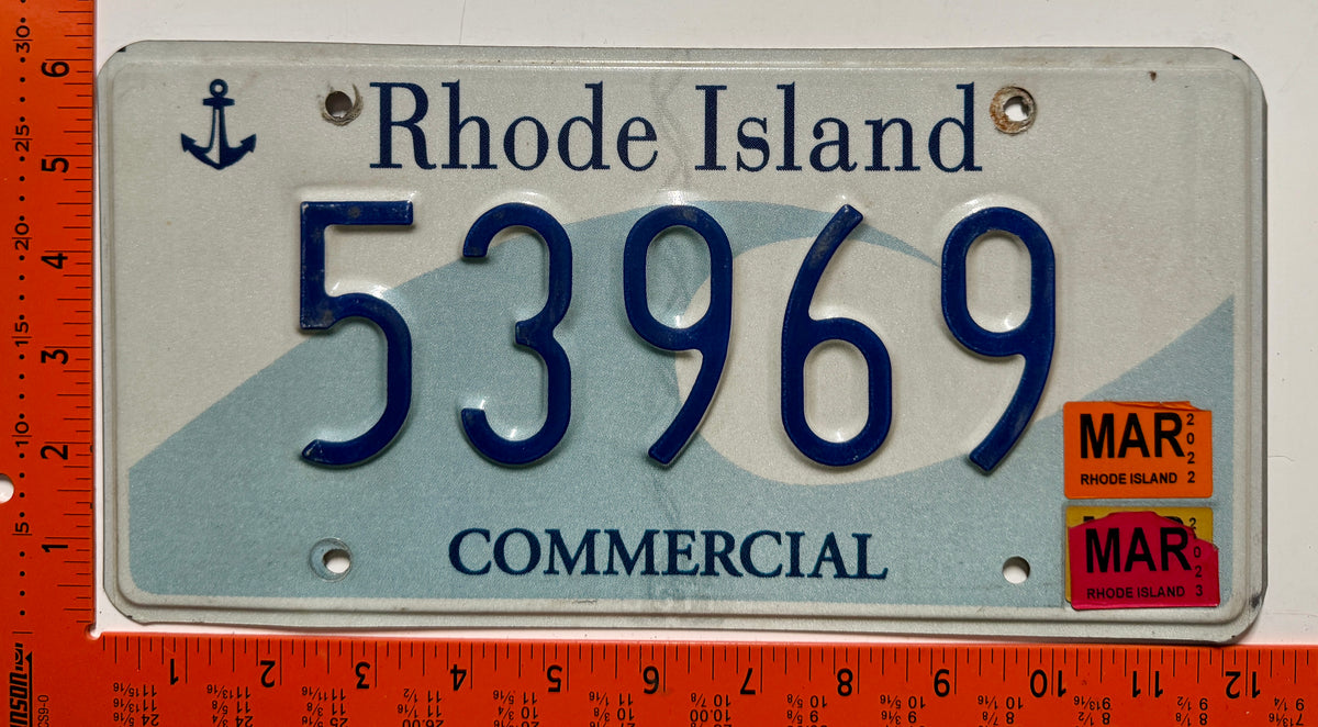 2022/2023 Rhode Island #53969 Commercial License Plate