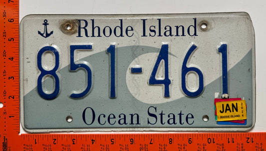 2024 Rhode Island #851-461 Passenger License Plate