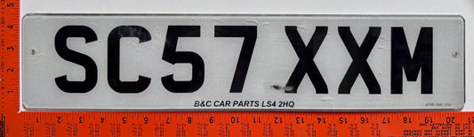 Undated Scotland #SC57 XXM Passenger License Plate