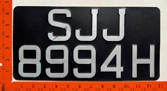 undated Singapore #SJJ/8994H Passenger License Plate