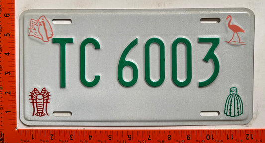 c 2003 Turks & Caicos #TC 6003 Commercial Error License Plate