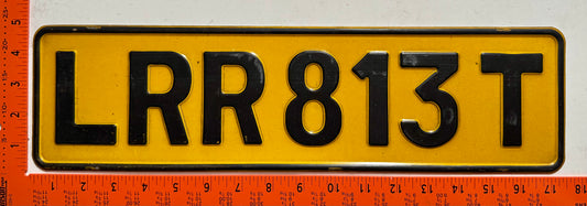 undated South Africa #LRR813T Passenger License Plate