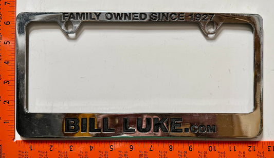 Bill Luke (Arizona) License Plate Frame