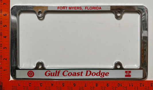 Gulf Coast Dodge (Florida) License Plate Frame