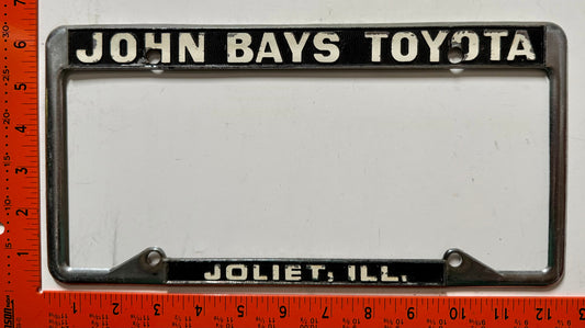 John Bays Toyota (Illinois) License Plate Frame