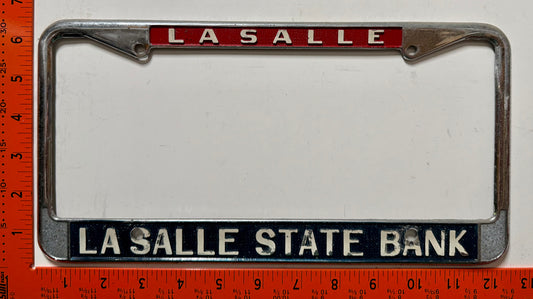 LaSalle State Bank (Illinois) License Plate Frame