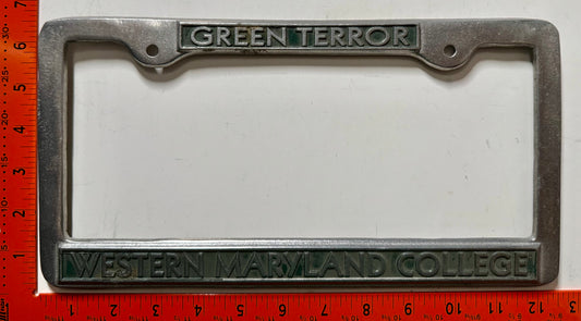 Western Maryland College License Plate Frame